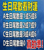 中山你的生日尾数是几？命运如何？